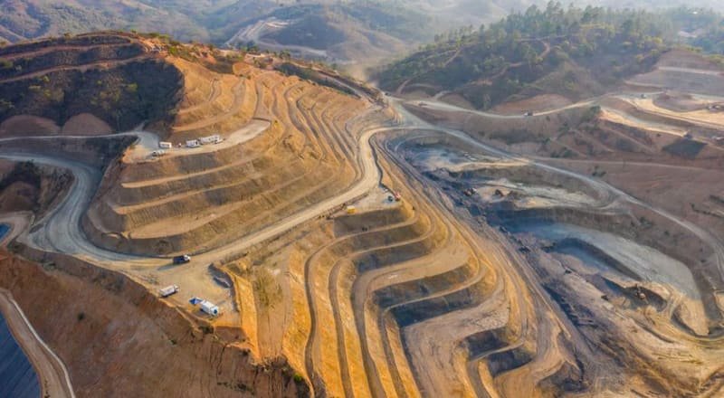 Arsh Minerals mining and crushing operation — on site